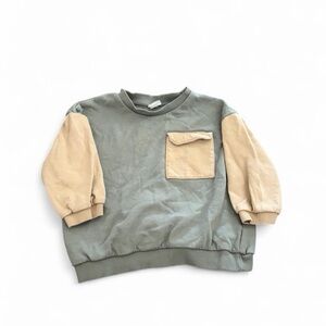 Toddler Green and Tan Sweatshirt